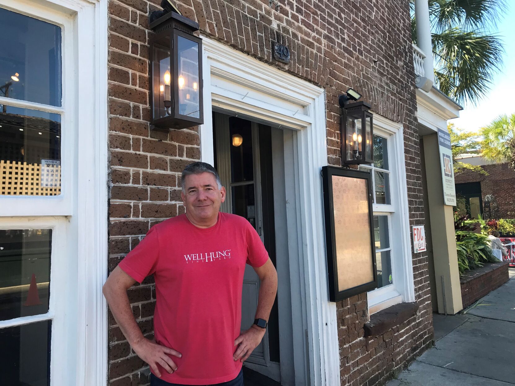 Well Hung Vineyard restaurant owner Anthony Herring